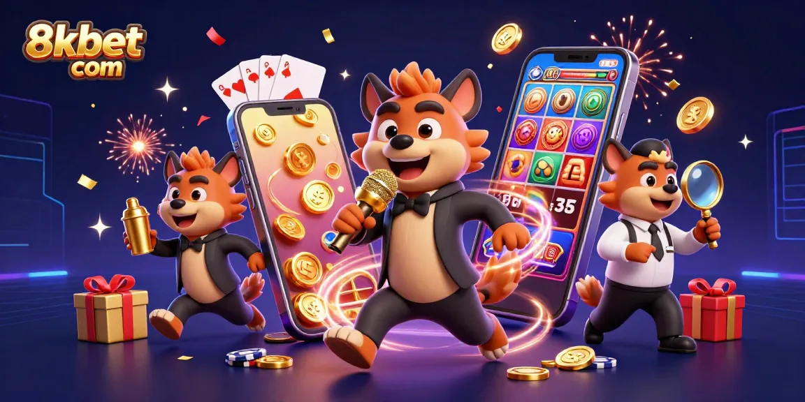 Experience the vibrant energy of 8xbet com, where hyenas bring a comedy twist to the casino environment.
