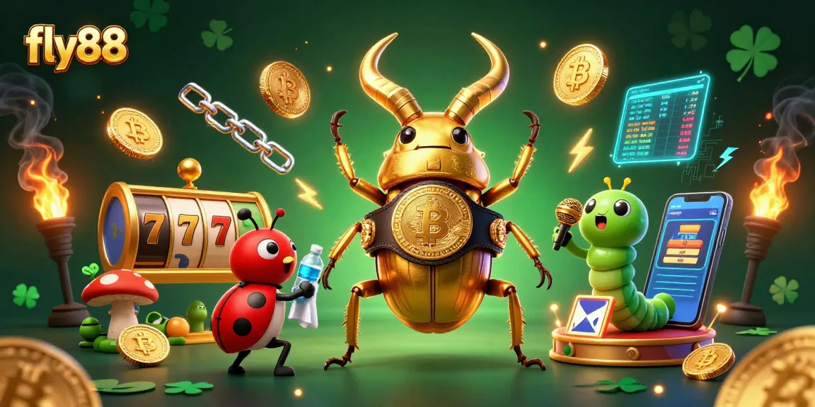 Experience thrilling gameplay with fly88's innovative slot machine and vibrant 3D characters.