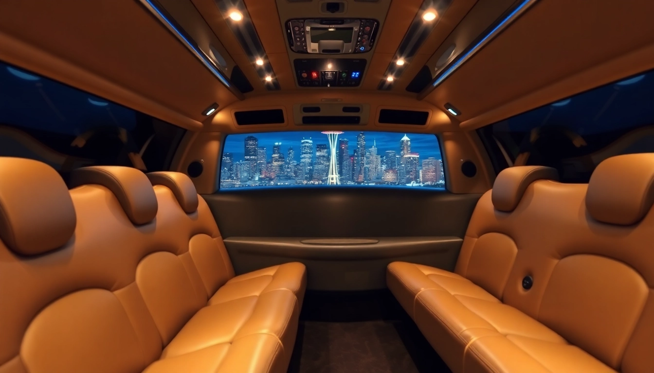 Experience the luxurious limo vancouver to seattle with plush interiors and inviting city views.