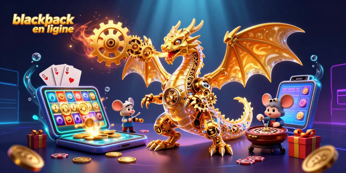 Jouez au blackjack en ligne avec cette illustration colorée mettant en avant une expérience de jeu immersive et dynamique.