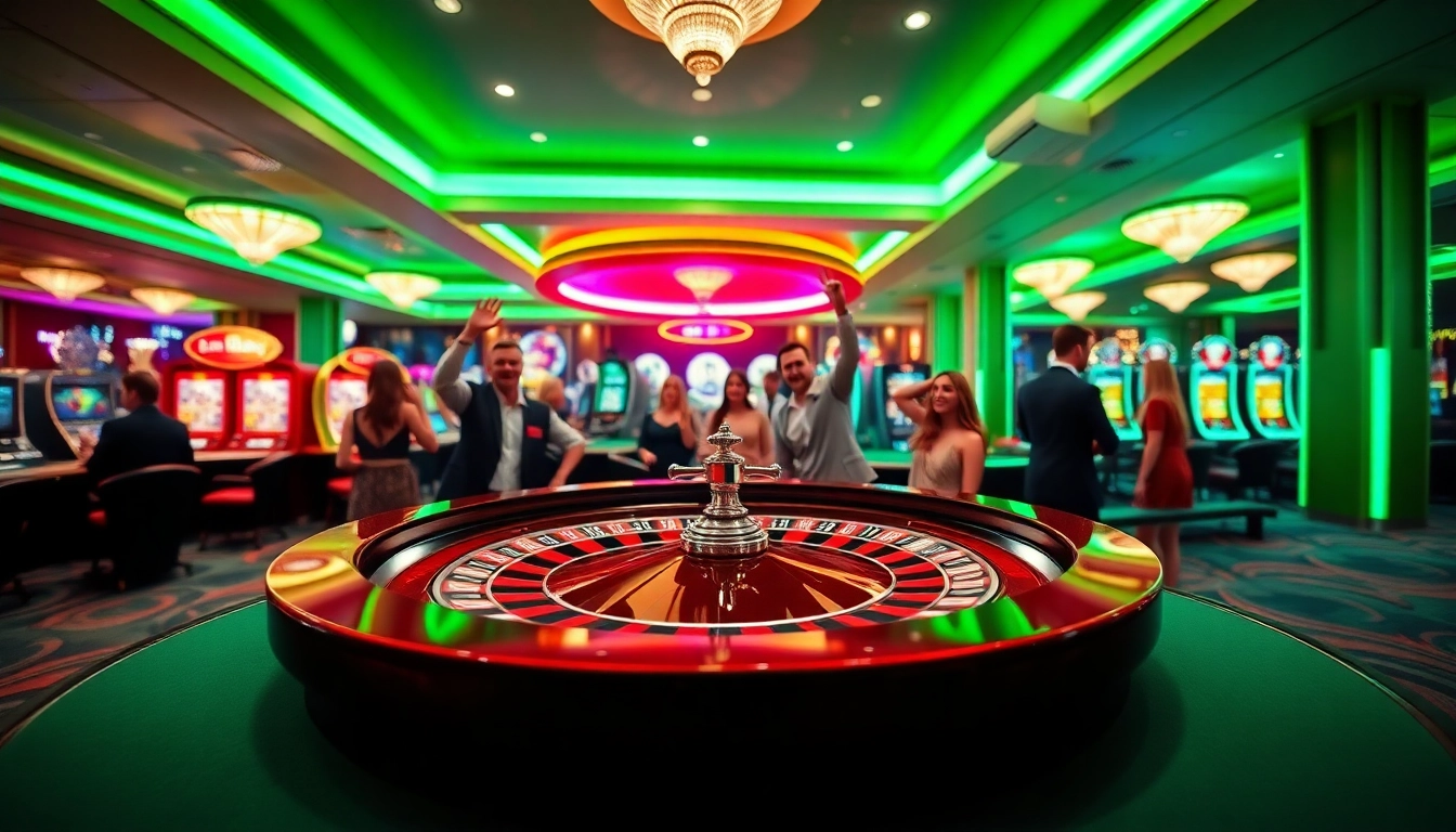 Experience the excitement of a non gamstop casino with vibrant gaming atmosphere and players.