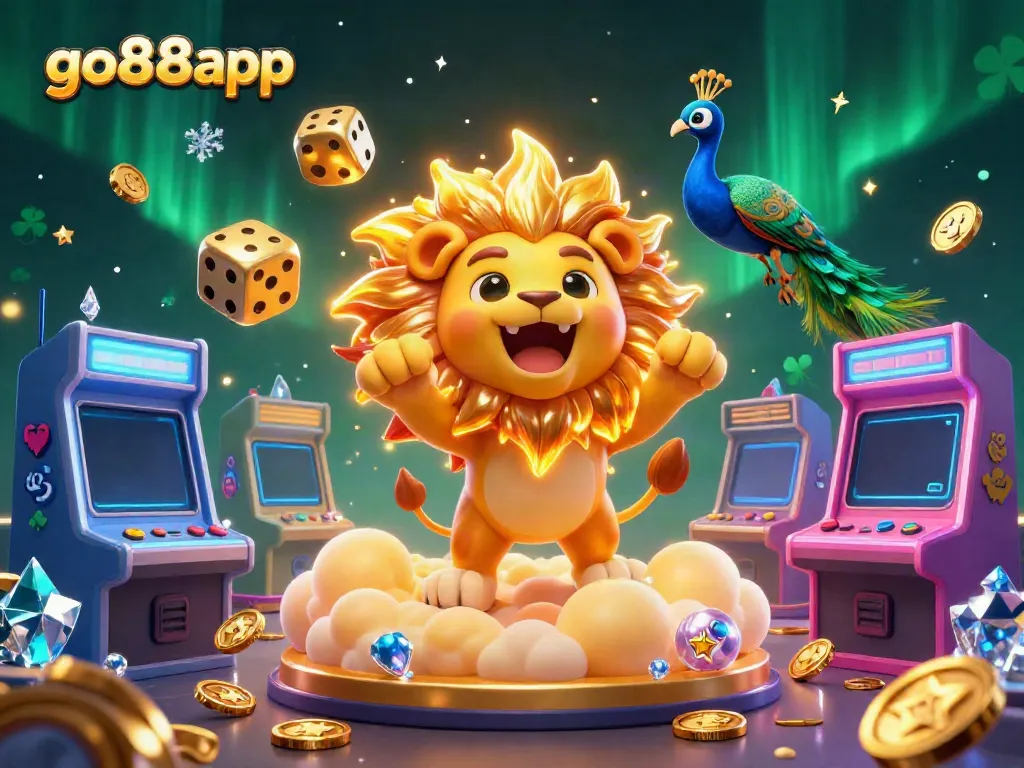 Engage with go88app, where the sun lion roars among dazzling casino games and vibrant arcade elements.