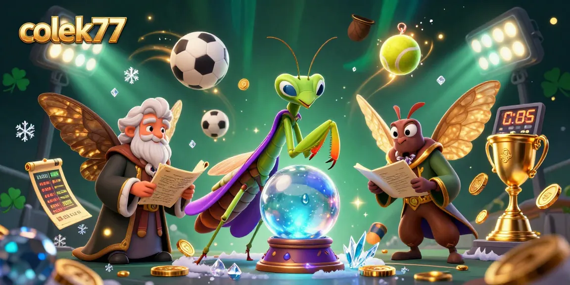 Engage in exciting games at colek77 casino with vibrant characters and dynamic sports elements.