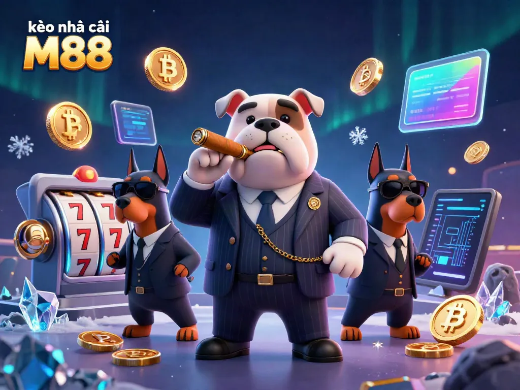 Khám phá kèo nhà cái M88 cùng các nhân vật hoạt hình trong thế giới casino đầy màu sắc.