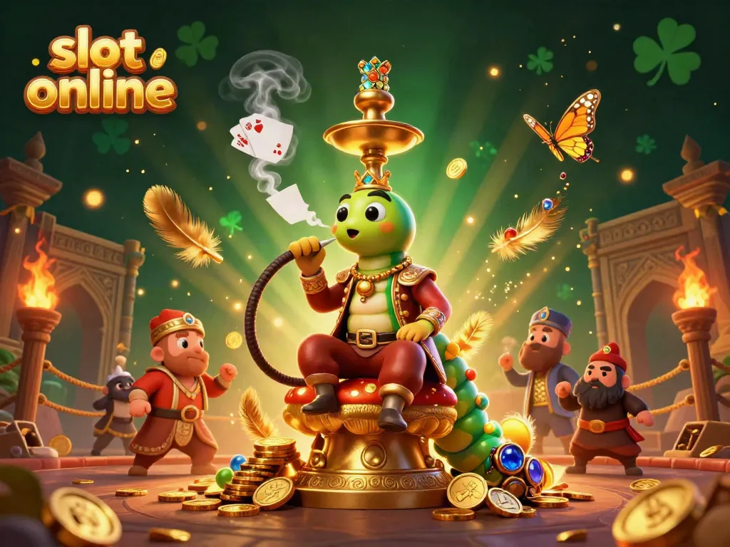 Menangkan jackpot pada slot online dengan ilustrasi 3D mendetail karnival yang menampilkan karakter menarik.