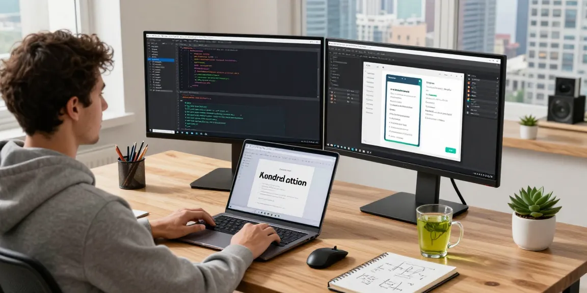 Learn dependency injection with Hilt in a modern developer workspace with code on dual monitors.