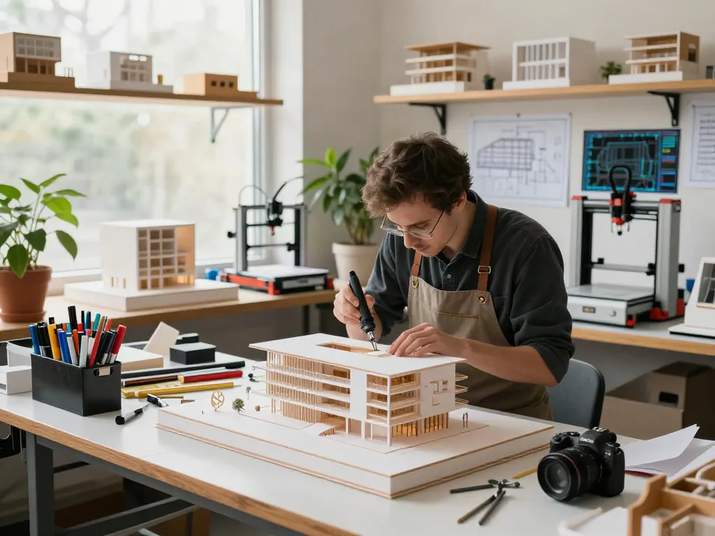 Crafting an architectural model in Germany's leading studio