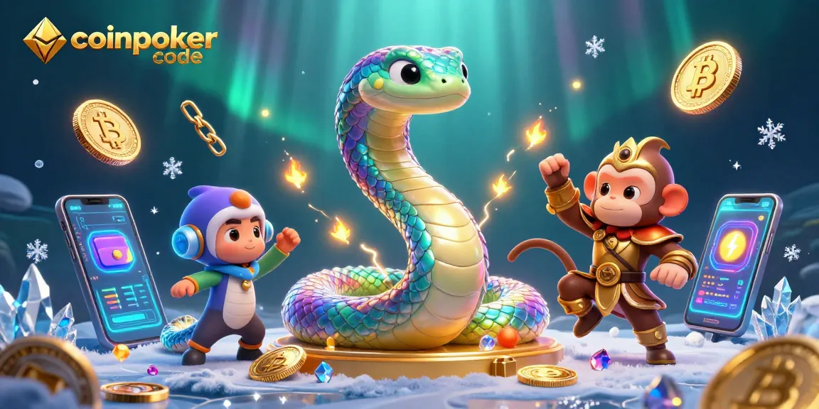 Découvrez le code coinpoker avec cette illustration captivante de jeux crypto.