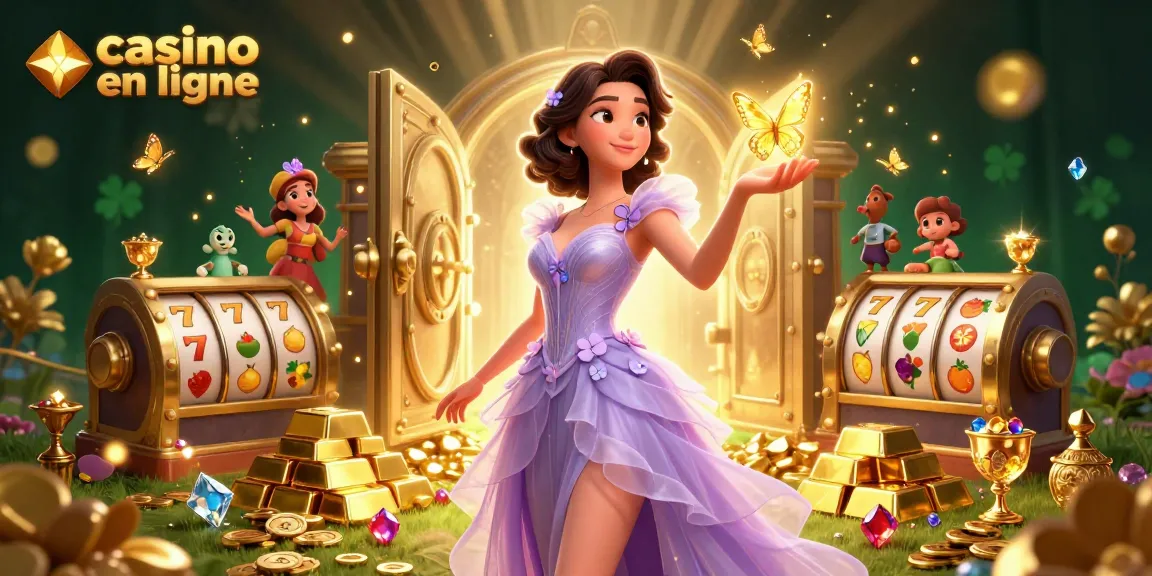 Play exciting casino en ligne games with vibrant characters and shimmering treasures