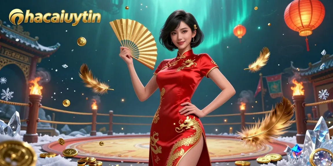 Experience the excitement of gaming at nhacaiuytin with stunning visuals of winning moments surrounded by radiant elements.