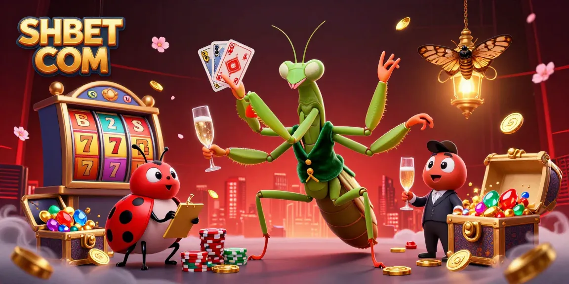 Engage with the thrilling world of SHBET COM as a giant mantis dealer captivates the casino scene.