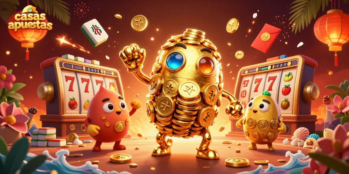 Descubre casas de apuestas seguras y atractivas con elementos de tragamonedas y un golem de oro.