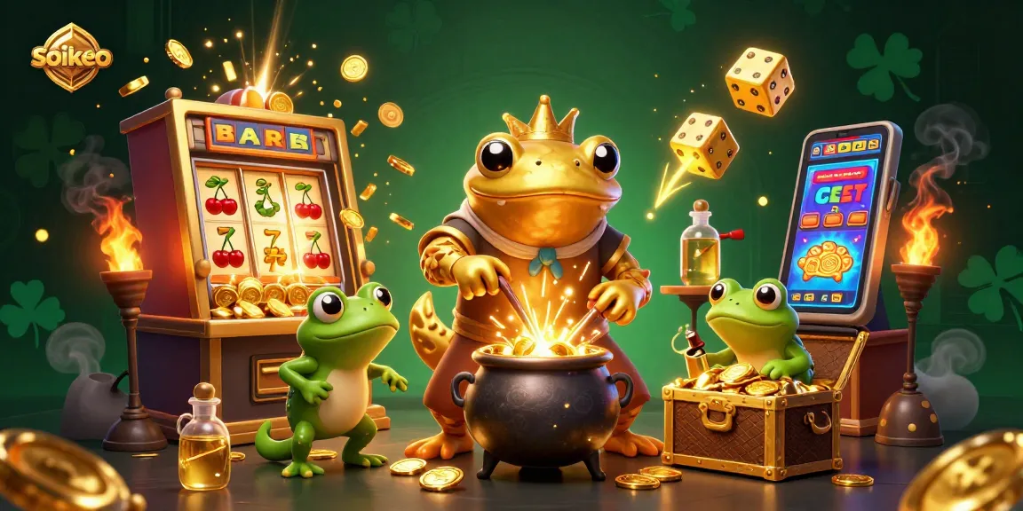 soikeo provides thrilling chances for gamblers with vibrant golden coins, slot machines, and exciting casino action.