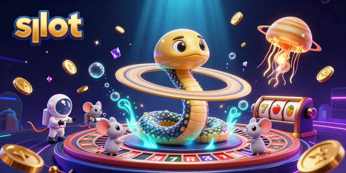 Slot mengajak pemain beruntung dengan ilustrasi kasino luar angkasa yang mengesankan