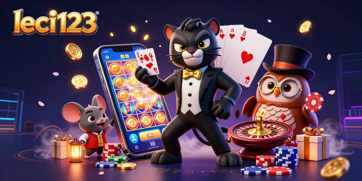 Engage in amazing gameplay with leci123 featuring vibrant characters in a high-stakes casino environment.