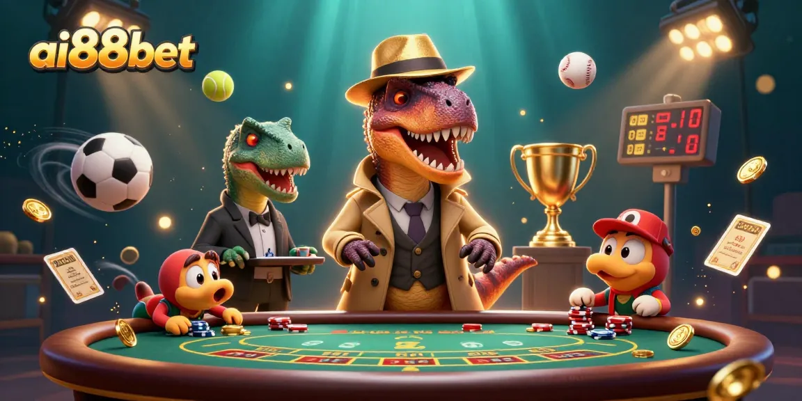 Enhance your game at ai88bet with a velociraptor card counter and amusing gambling elements.