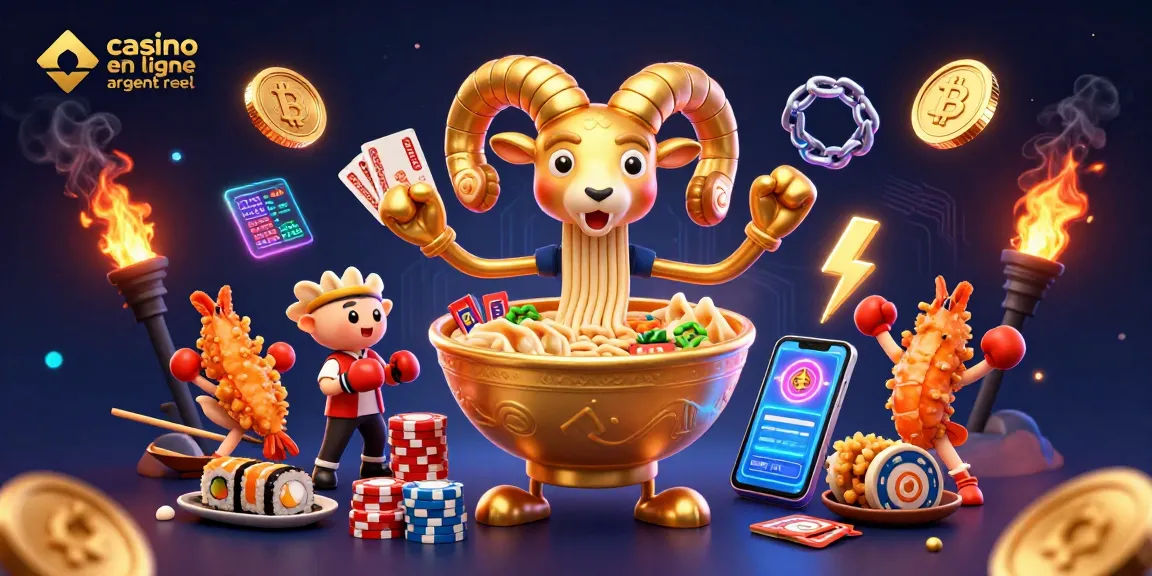 Jouez au casino en ligne argent réel avec des personnages colorés et des éléments de crypto-monnaie dynamiques.
