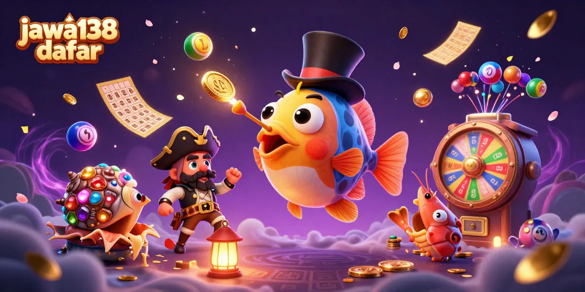 Menangkan hadiah dengan jawa138 daftar dalam ilustrasi 3D penuh warna dan detail untuk dunia perjudian.